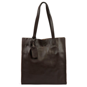 Luka 25-041 DOLLARO tamsiai ruda natūralios odos rankinė ciemny brąz