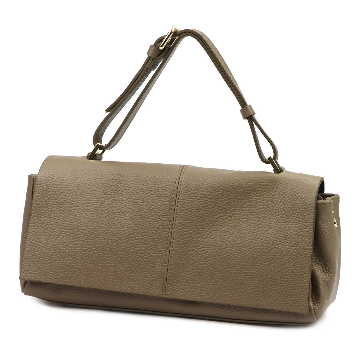 Luka 26-185 DOLLARO pilkai ruda odinė rankinė taupe