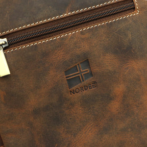 Nordee DOH-GM-06 konjako spalvos natūralios odos rankinė cognac