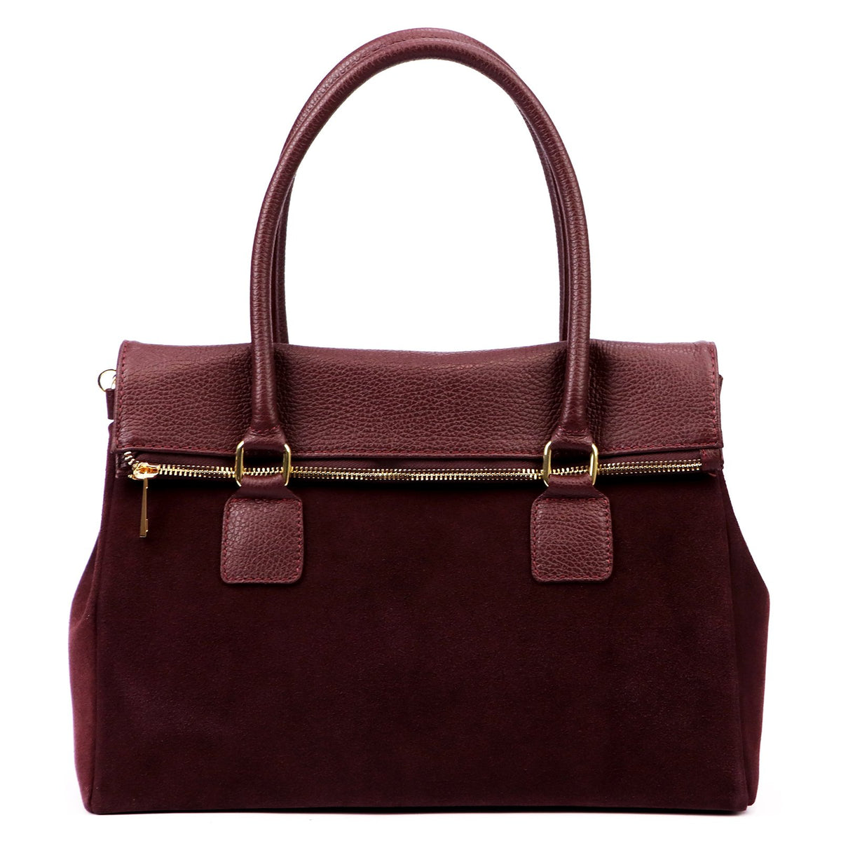 Luka 24-095 MN bordo spalvos odinė rankinė bordo