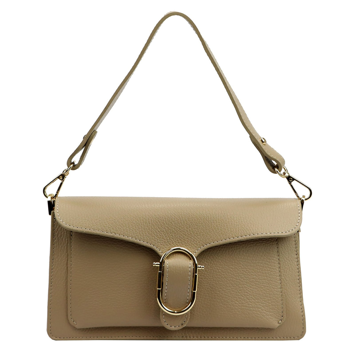 Luka 26-126 DOLLARO taupe odinė rankinė taupe