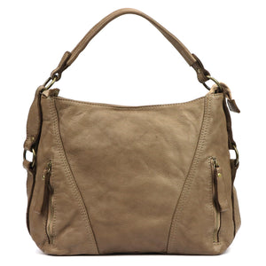 VS 070-420 taupe natūralios odos rankinė taupe