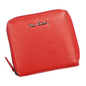 Pierre Cardin TILAK92 MK01 raudona odinė piniginė czerwony