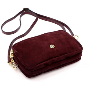 Gregorio 1749 bordo odinė rankinė bordo