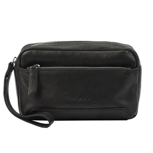 Pierre Cardin YS12 28001 juoda natūralios odos rankinė czarny