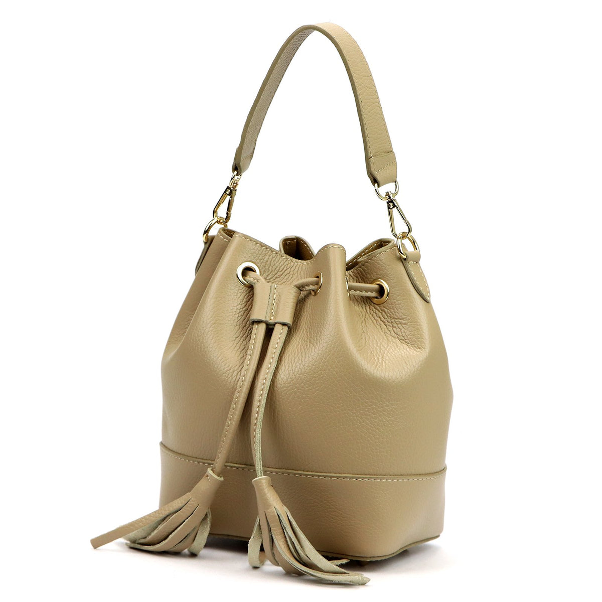 Luka 26-114 DOLLARO natūralios odos rankinė, taupe taupe