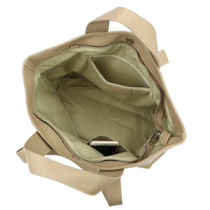 Luka 25-078 DOLLARO taupe natūralios odos rankinė taupe