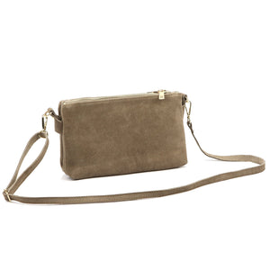 Luka 26-165 taupe natūralios odos rankinė taupe