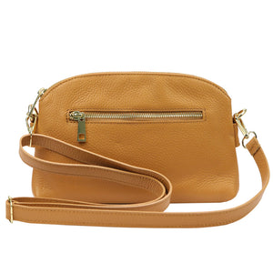 Luka 24-018 DOLLARO kupranugario spalvos natūralios odos rankinė camel-1