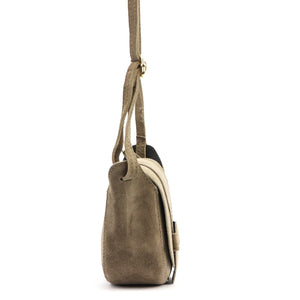 Luka 25-049-3 taupe natūralios odos rankinė taupe