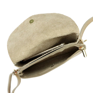 Luka 26-116 DOLLARO taupe odinė rankinė taupe
