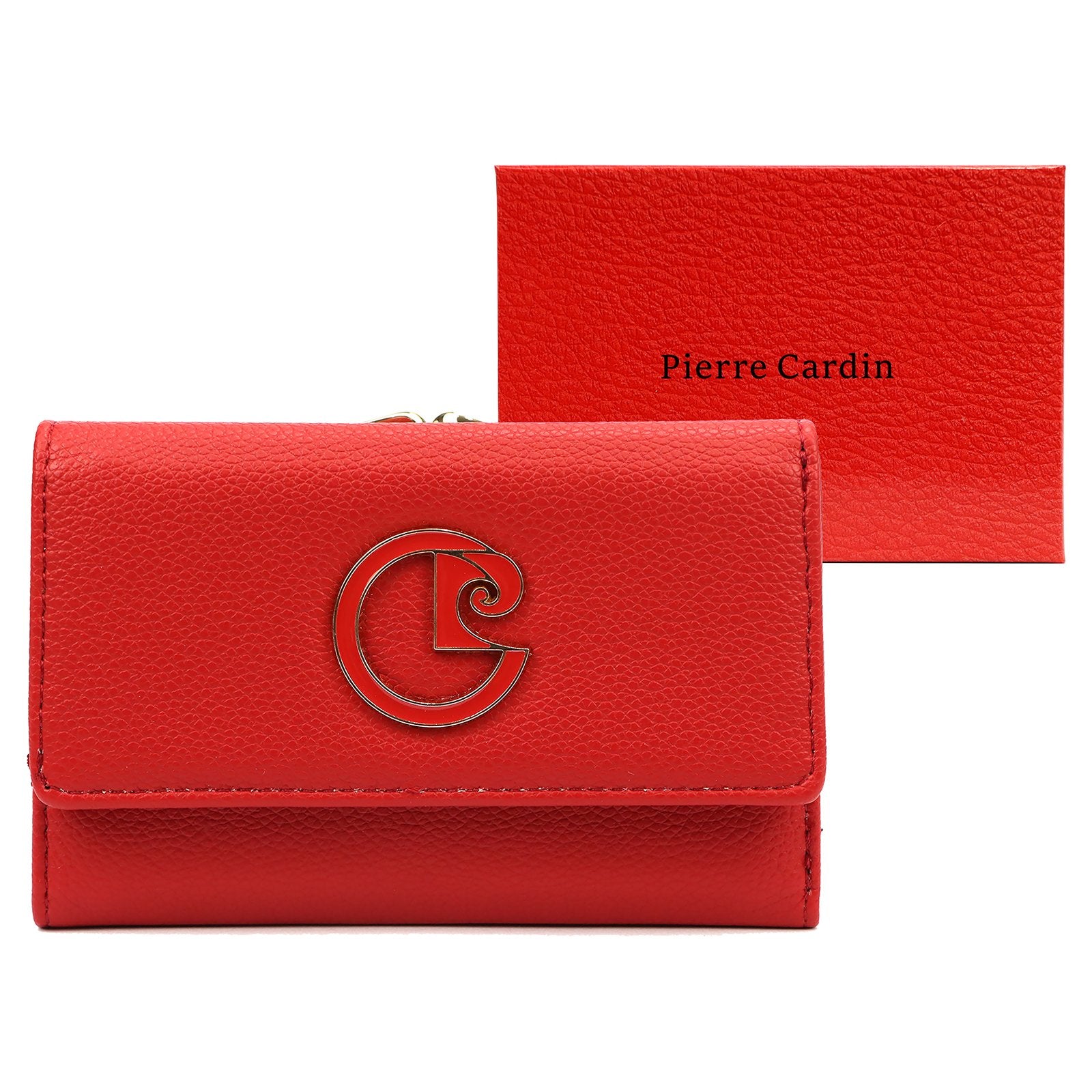 Pierre Cardin WX41 413 raudona piniginė czerwony