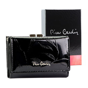 Pierre Cardin 02 LEAF-N 117 juoda piniginė czarny