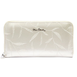 Pierre Cardin 02 LEAF 119 kreminė odinė piniginė cream