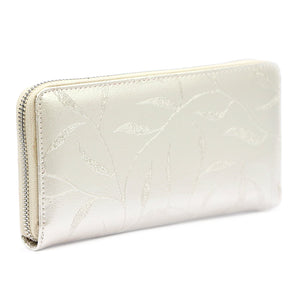 Pierre Cardin 02 LEAF 119 kreminė odinė piniginė cream