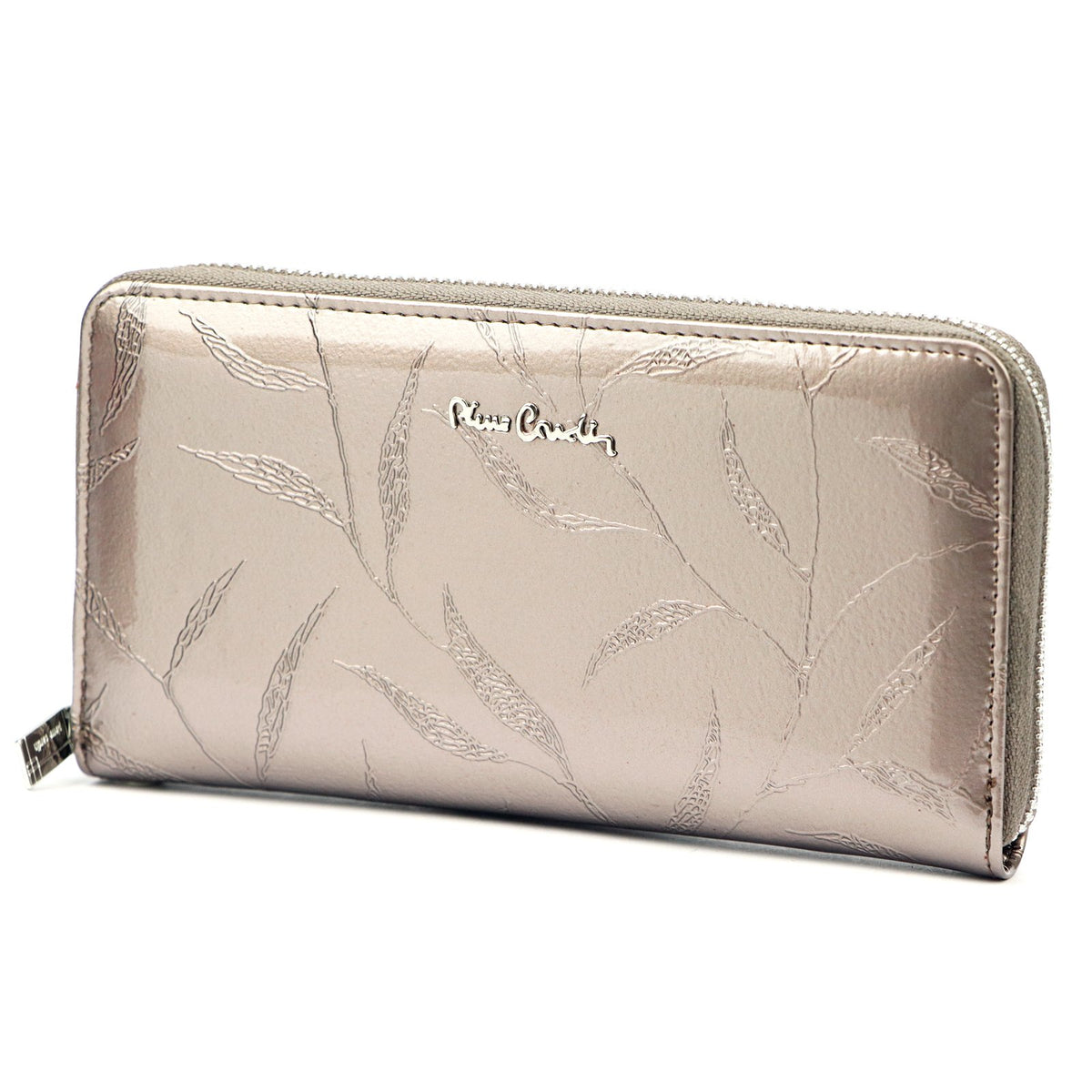 Pierre Cardin 02 LEAF 119 pelenų pilka piniginė popiel