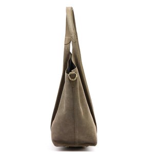 Luka 26-068 taupe natūralios odos rankinė taupe