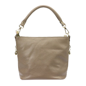 Patrizia 419-040 GOLD pilkai ruda odinė rankinė taupe