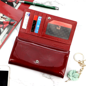 Pierre Cardin 02 LEAF-N 114 bordo piniginė bordo