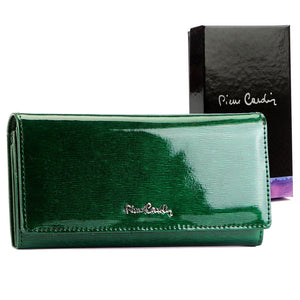Pierre Cardin 05 LINE 100 žalia piniginė zielony