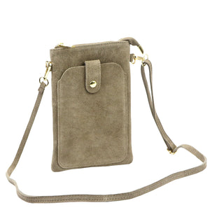 Luka 20-070-2 taupe natūralios odos rankinė taupe