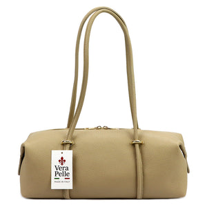 Luka 26-129 DOLLARO natūralios odos rankinė, taupe taupe