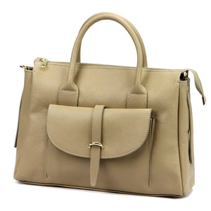 Camilla PREMIUM 10.016 DOLLARO taupe natūralios odos rankinė taupe