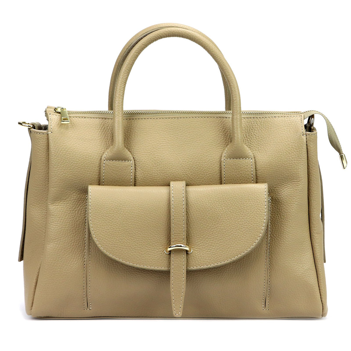 Camilla PREMIUM 10.016 DOLLARO taupe natūralios odos rankinė taupe