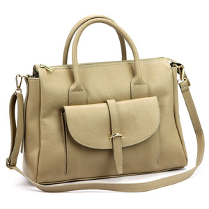 Camilla PREMIUM 10.016 DOLLARO taupe natūralios odos rankinė taupe