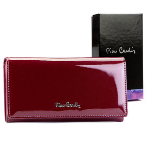 Pierre Cardin 05 LINE 114 violetinė piniginė fioletowy