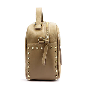 Luka 25-062 DOLLARO taupe natūralios odos rankinė taupe
