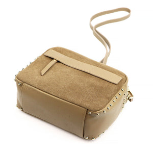 Luka 25-062 DOLLARO taupe natūralios odos rankinė taupe