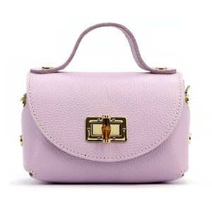 Luka 26-106-2 DOLLARO alyvinė odinė rankinė liliowy