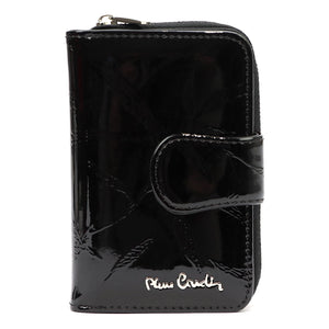 Pierre Cardin 02 LEAF 115 juoda odinė piniginė czarny