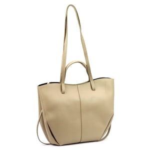 Luka 24-082 D DOLLARO taupe natūralios odos rankinė taupe