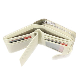 Pierre Cardin 02 LEAF 115 kreminė odinė piniginė cream