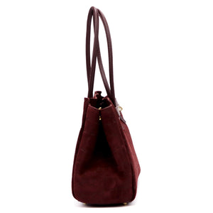 Camilla PREMIUM 10.004 CROCO bordinė odinė rankinė bordo