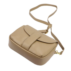 Luka 24-099 DOLLARO taupe natūralios odos rankinė taupe