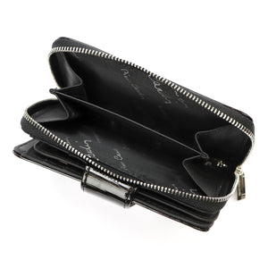 Pierre Cardin 05 LINE 115 juoda odinė piniginė czarny