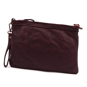 Bordo natūralios odos rankinė VS 065-326 bordo