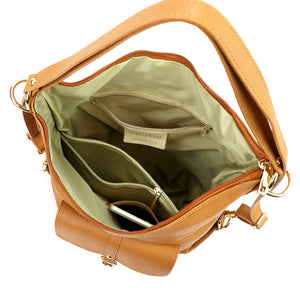 Luka 19-001 DOLLARO GOLD camel-1 natūralios odos rankinė camel-1