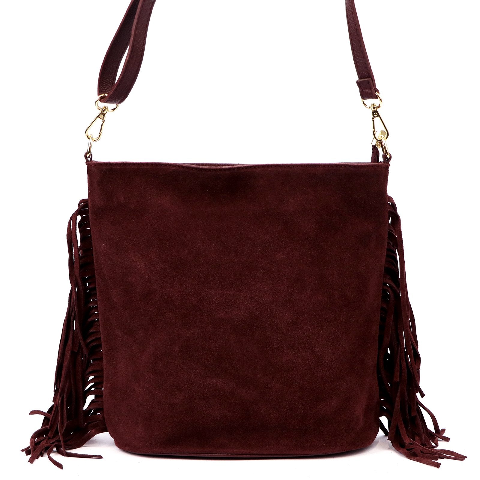 Luka 26-030 bordo odinė rankinė bordo