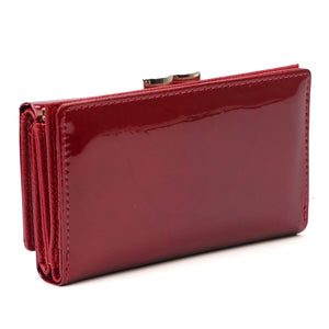 Pierre Cardin 02 LEAF 108 bordo odinė piniginė bordo