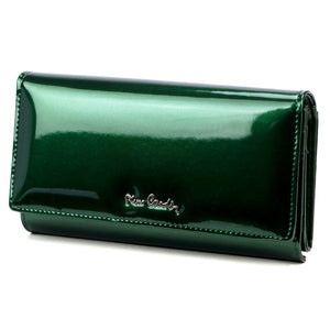 Pierre Cardin 07 SHINY 102 žalia piniginė zielony