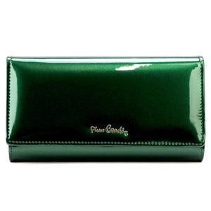 Pierre Cardin 07 SHINY 102 žalia piniginė zielony