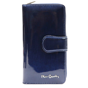Pierre Cardin 05 LINE 116 mėlyna odinė piniginė niebieski