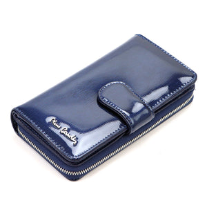 Pierre Cardin 05 LINE 116 mėlyna odinė piniginė niebieski