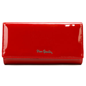 Pierre Cardin 07 SHINY 102 raudona piniginė czerwony