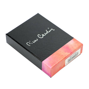Pierre Cardin 02 LEAF 108 bordo odinė piniginė bordo