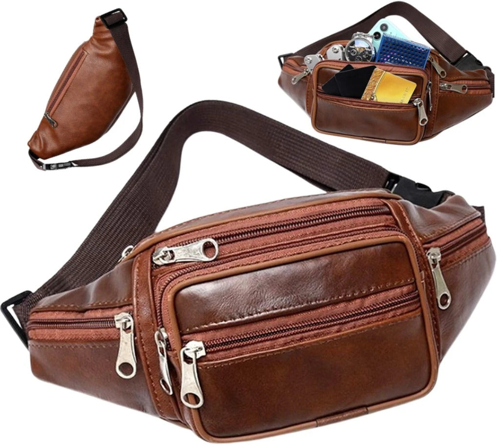 Juosmens krepšys B11, rudas R340